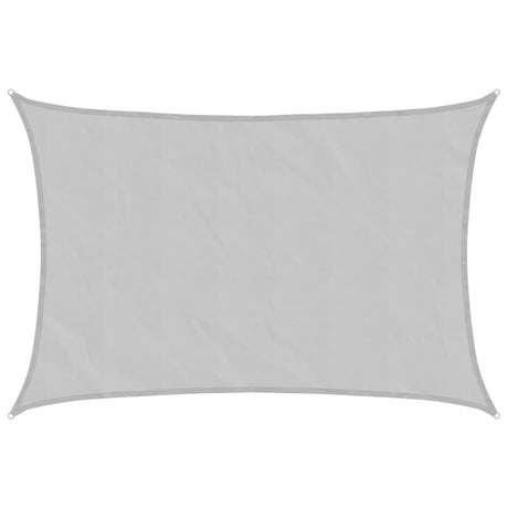 Vidaxl Sonnensegel 3x2 m 100 % Polyester Oxford hellgrau