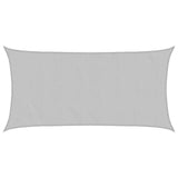 Vidaxl Sonnensegel 4x2 m 100 % Polyester Oxford hellgrau