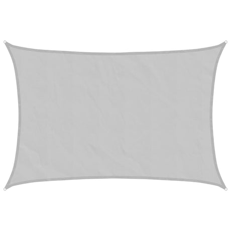 Vidaxl Sonnensegel 5x3 m 100 % Polyester Oxford hellgrau