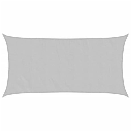 Vidaxl Sonnensegel 6x3 m 100 % Polyester Oxford hellgrau