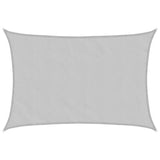 Vidaxl Sonnensegel 6x4 m 100 % Polyester Oxford hellgrau