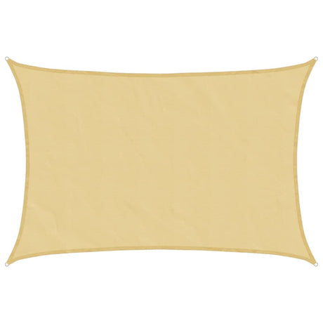 Vidaxl Sonnensegel 3x2 m 100 % Polyester Oxford sandfarben