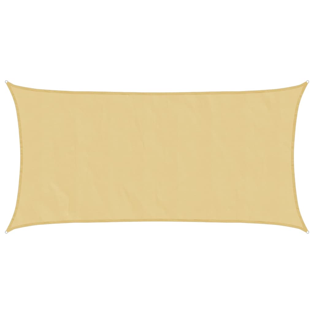 Vidaxx Sonnensegel 3,5x2 m 100 % Polyester Oxford sandfarben