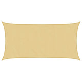 Vidaxl Sonnensegel 5x2,5 m 100 % Polyester Oxford sandfarben