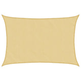 Vidaxl Sonnensegel 5x3 m 100 % Polyester Oxford sandfarben