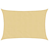 Vidaxx Sonnensegel 4,5x3,5 m 100 % Polyester Oxford sandfarben