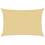 Vidaxl Sonnensegel 5x4 m 100 % Polyester Oxford sandfarben