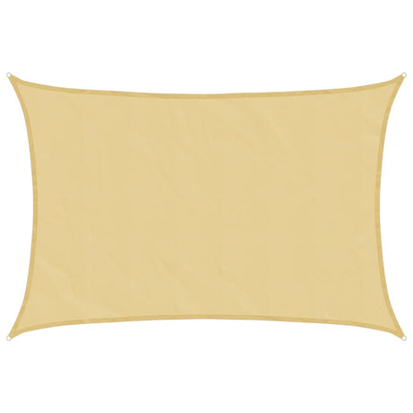 Vidaxl Sonnensegel 5x4 m 100 % Polyester Oxford sandfarben