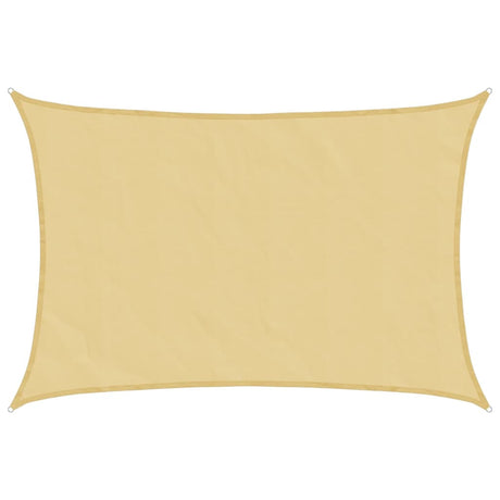 Vidaxl Sonnensegel 6x4 m 100 % Polyester Oxford sandfarben