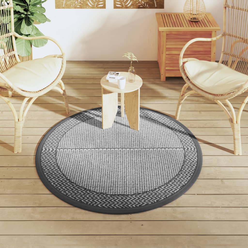 Vidaxx Outdoor-Teppich Arakil ø120 cm PP grau