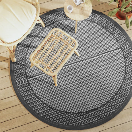 Vidaxx Outdoor-Teppich Arakil ø160 cm Polypropylen grau