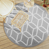 Vidaxx Outdoor-Teppich Arakil ø160 cm Polypropylen grau
