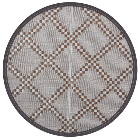Vidaxx Outdoor-Teppich Arakil ø160 cm Polypropylen braun