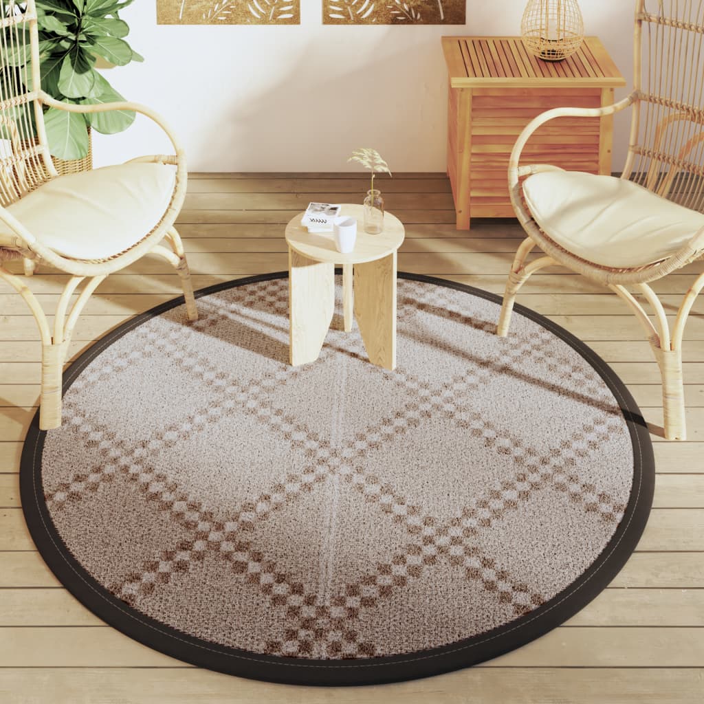 Vidaxx Outdoor-Teppich Arakil ø160 cm Polypropylen braun