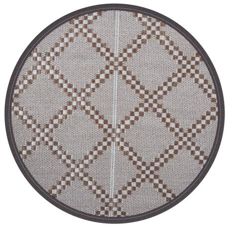 Vidaxx Outdoor-Teppich Arakil ø200 cm Polypropylen braun