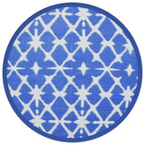 Vidaxx Outdoor-Teppich Arakil ø120 cm Polypropylen blau und weiß