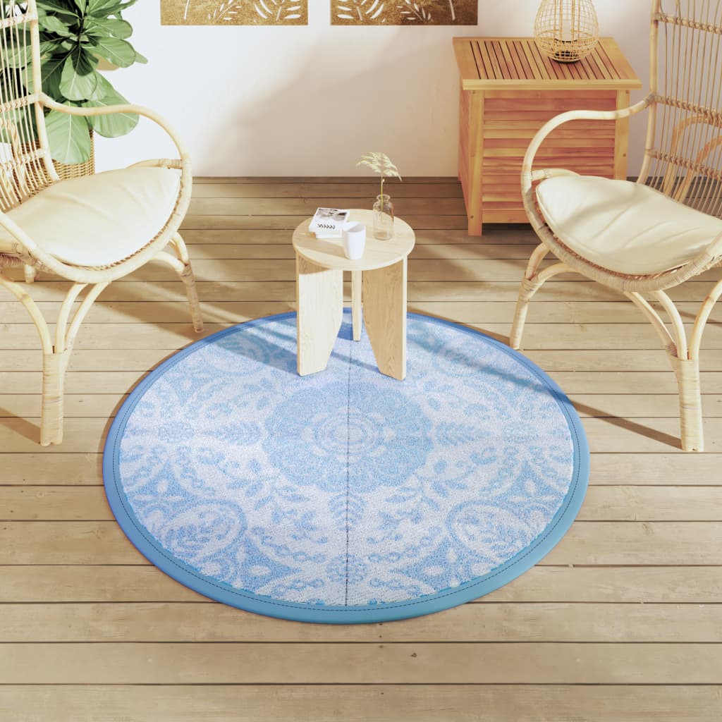 Vidaxx Outdoor-Teppich Arakil ø120 cm Polypropylen Babyblau