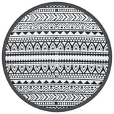 Vidaxx Outdoor-Teppich Arakil ø160 cm Polypropylen schwarz