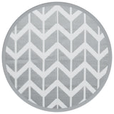 Vidaxx Outdoor-Teppich Arakil ø120 cm PP grau