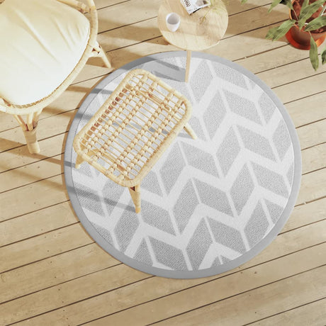 Vidaxx Outdoor-Teppich Arakil ø120 cm PP grau