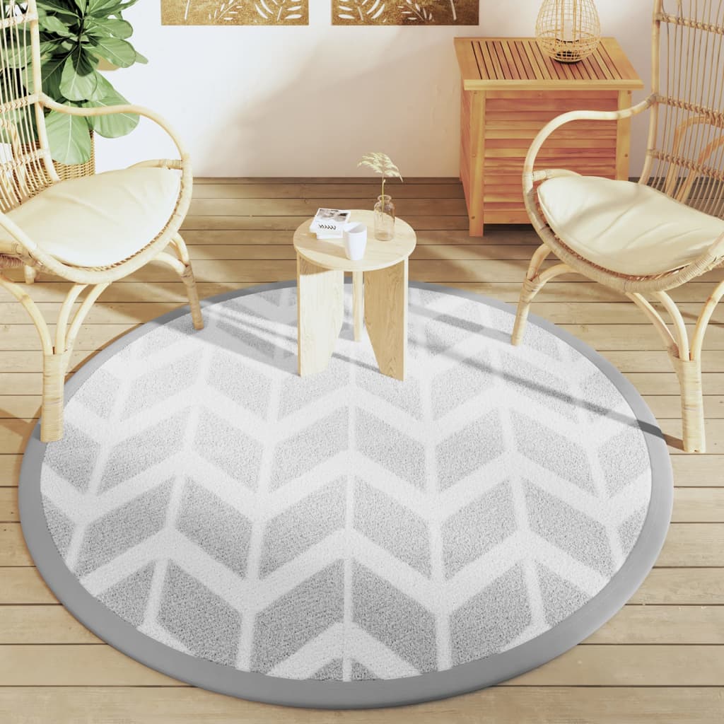Vidaxx Outdoor-Teppich Arakil ø160 cm Polypropylen grau