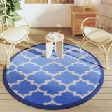 Vidaxx Outdoor-Teppich Arakil ø160 cm Polypropylen blau