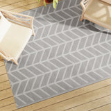 Vidaxx Outdoor-Teppich Arakil 160x230 cm PP grau