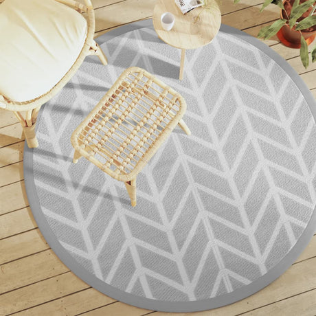 Vidaxx Outdoor-Teppich Arakil ø160 cm Polypropylen grau