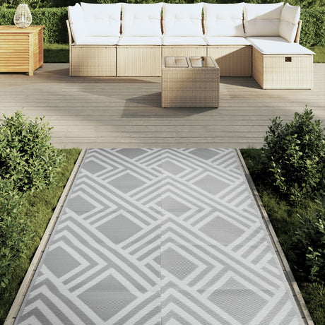 Vidaxx Outdoor-Teppich Arakil 120x180 cm PP grau