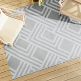 Vidaxx Outdoor-Teppich Arakil 160x230 cm PP grau