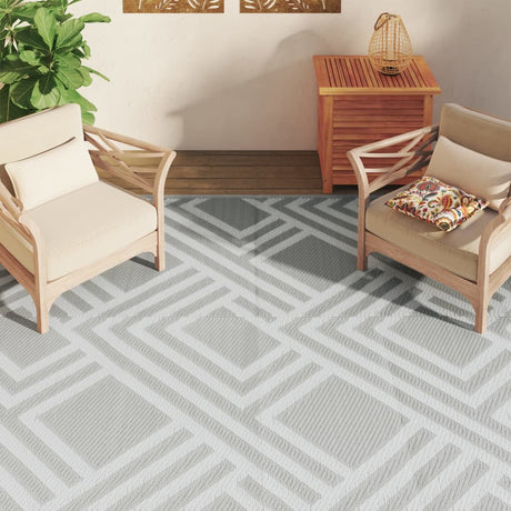Vidaxx Outdoor-Teppich Arakil 190x290 cm PP grau