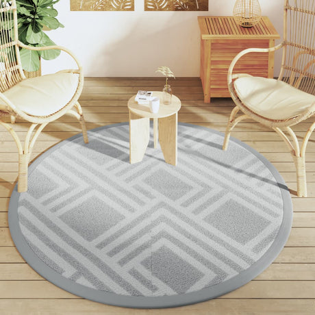 Vidaxx Outdoor-Teppich Arakil ø160 cm Polypropylen grau