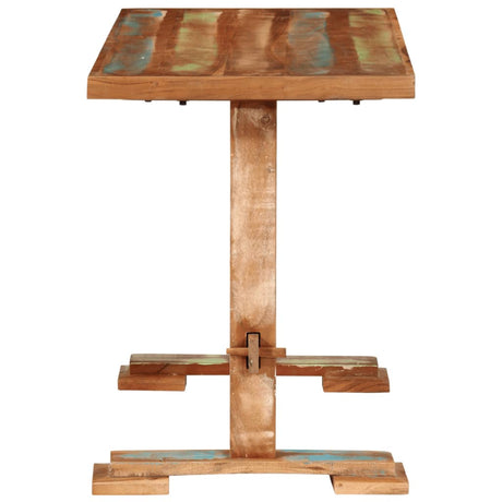 Vidaxl eettafel 110x55x78 cm massief gerecycled hout