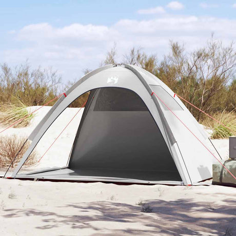 VidaXL Strandzelt wasserdicht grau