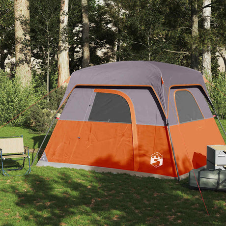 VidaXL Zelt 4-Personen wasserdicht orange