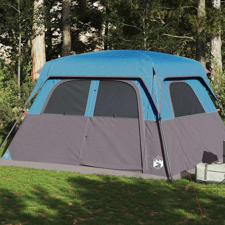 VidaXL Familienzelt 6-Personen wasserdicht blau