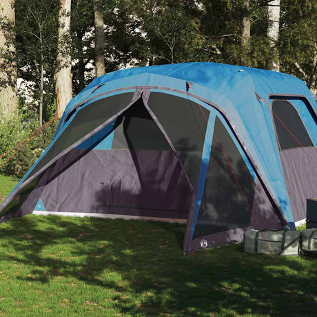 VidaXL Familienzelt mit Markise, 6 Personen, wasserdicht, blau