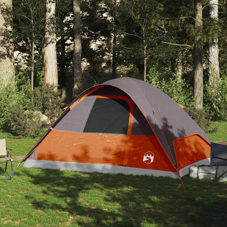 VidaXL Kuppelzelt 6-Personen wasserdicht orange