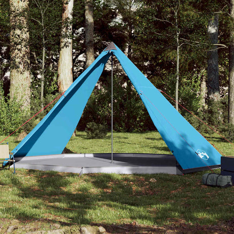 Vidaxl Tipi-Zelt für Familie 8 Personen wasserdicht blau