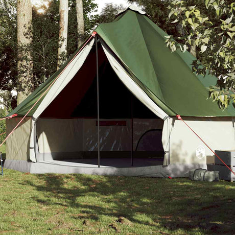 Vidaxl Tipi-Zelt 10-Personen wasserdicht grün