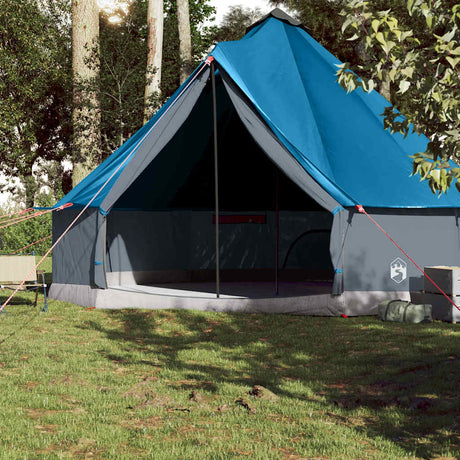 Vidaxl Tipi-Zelt für Familie 10 Personen wasserdicht blau
