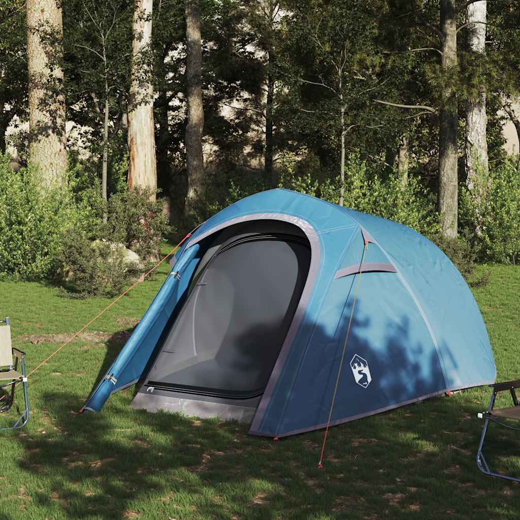 VidaXL Tunnelzelt 3-Personen wasserdicht blau