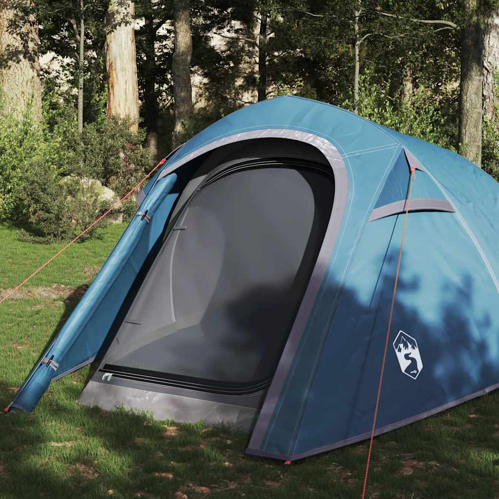 VidaXL Tunnelzelt 3-Personen wasserdicht blau