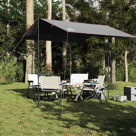 Vidaxx Camping-Markise wasserdicht 300x294 cm grau und orange
