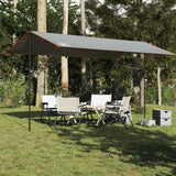 Vidaxx Camping-Markise wasserdicht 500x294 cm grau und orange
