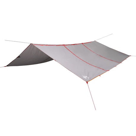 Vidaxx Camping-Markise wasserdicht 420x440 cm grau und orange