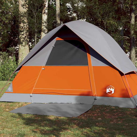 VidaXL Kuppelzelt 3-Personen wasserdicht orange