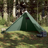 Vidaxl Tipi-Zelt für Familie 7 Personen wasserdicht grün