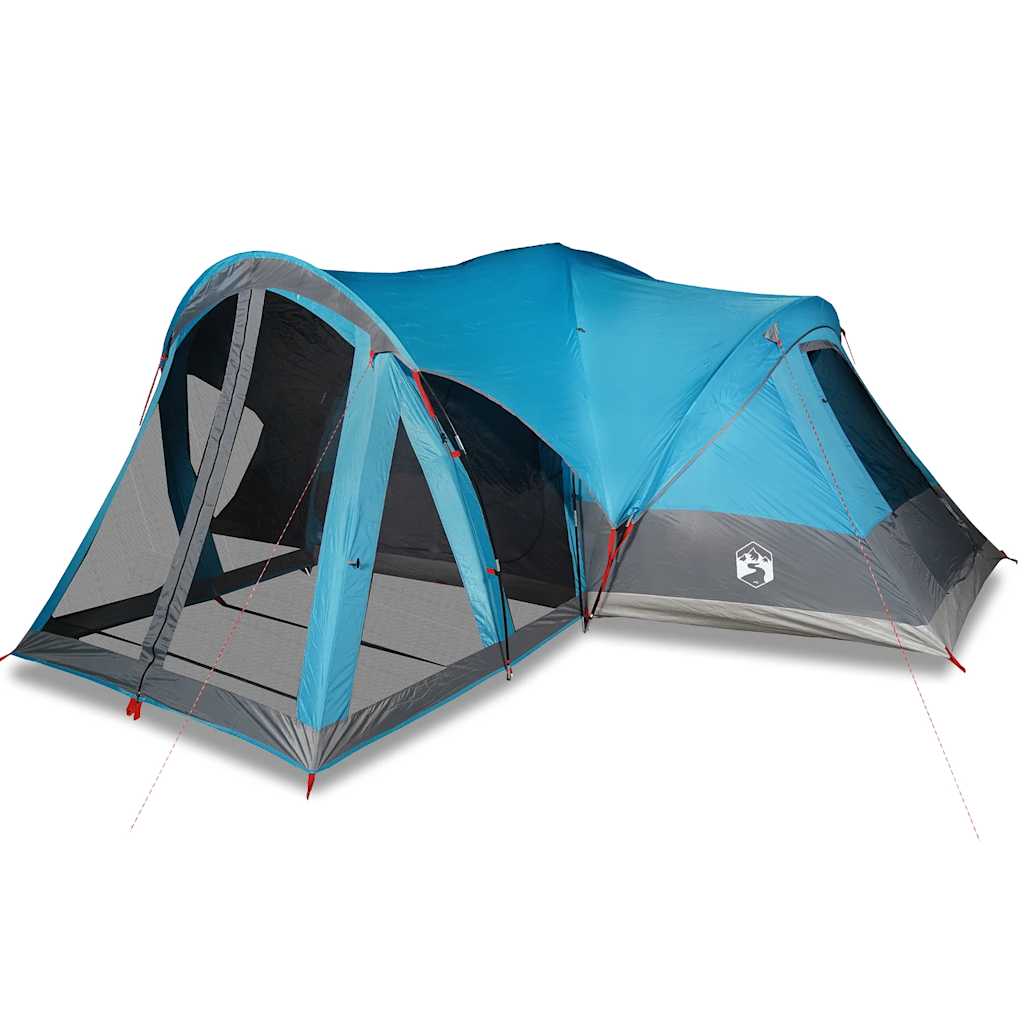 Vidaxl Tipi-Zelt für Familie 8 Personen wasserdicht blau