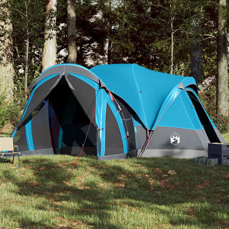 Vidaxl Tipi-Zelt für Familie 8 Personen wasserdicht blau